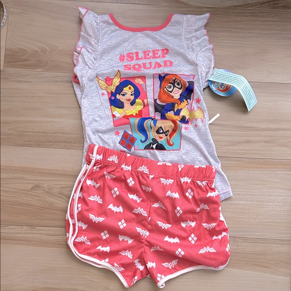 DC Superhero Girls Pajama Set NWT